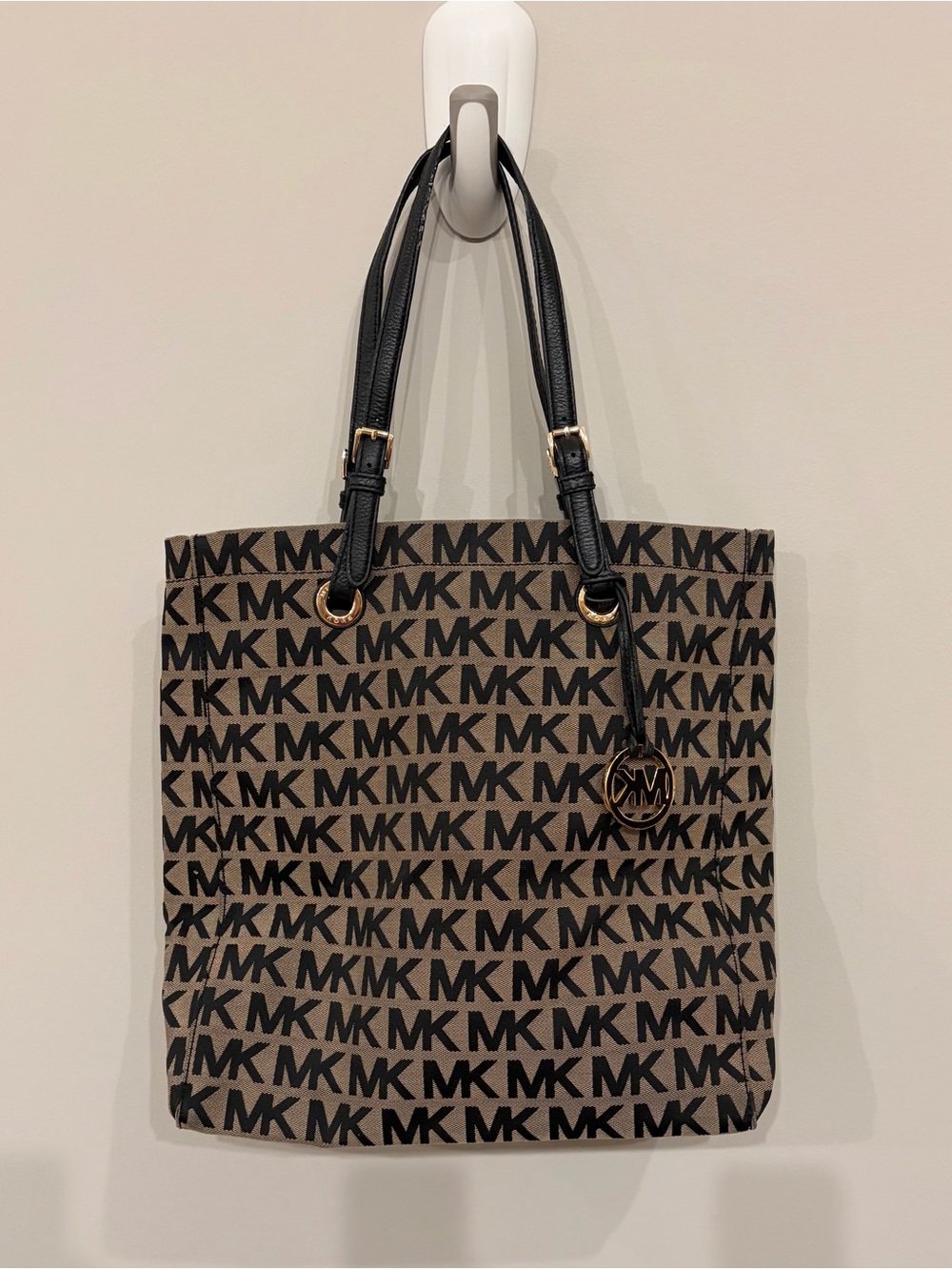 Michael Kors Canvas Logo Tote Bag